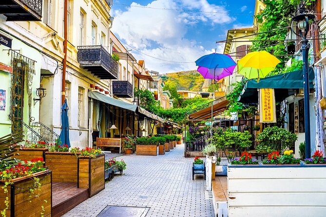 Tbilisi City Tour, Most Popular Tourists Destinations In The Capital Of Georgia - Metekhi Cathedral and the first view of old Tbilisi