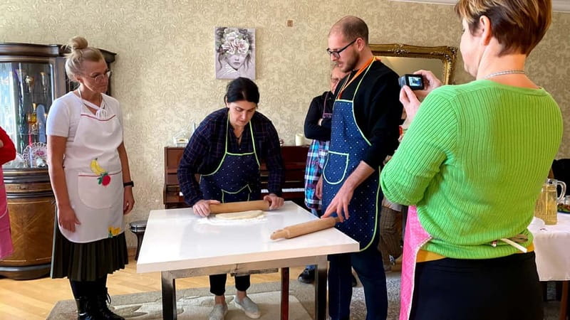 Tbilisi: Cooking Class with a Local Family - The final Georgian feast with wine and chacha