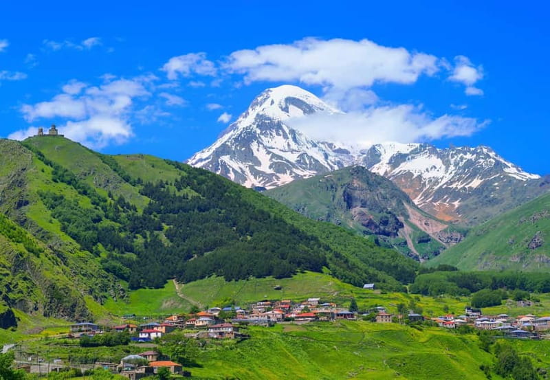 Tbilisi: Day Trip to Kazbegi, Gudauri, Gergeti, and Ananuri - Ananuri Fortress: the day’s best history stop