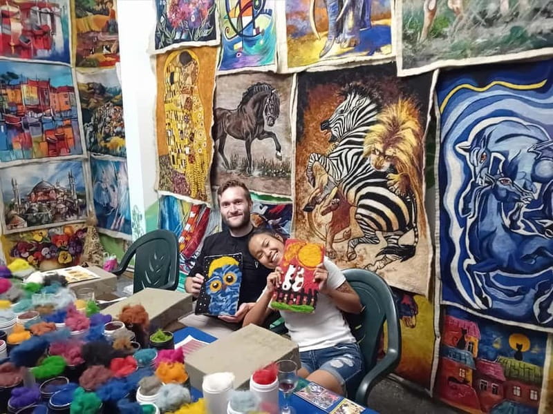 Tbilisi: Felting Art & Wool Craft at Local Workshop - How the 90-minute schedule works for a day in Tbilisi