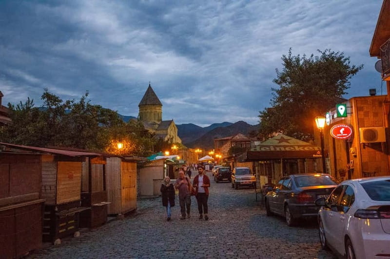Tbilisi, Jvari & Mtskheta - One day group tour from Kutaisi - Metekhi Church, Europe Square, and the Bridge of Peace