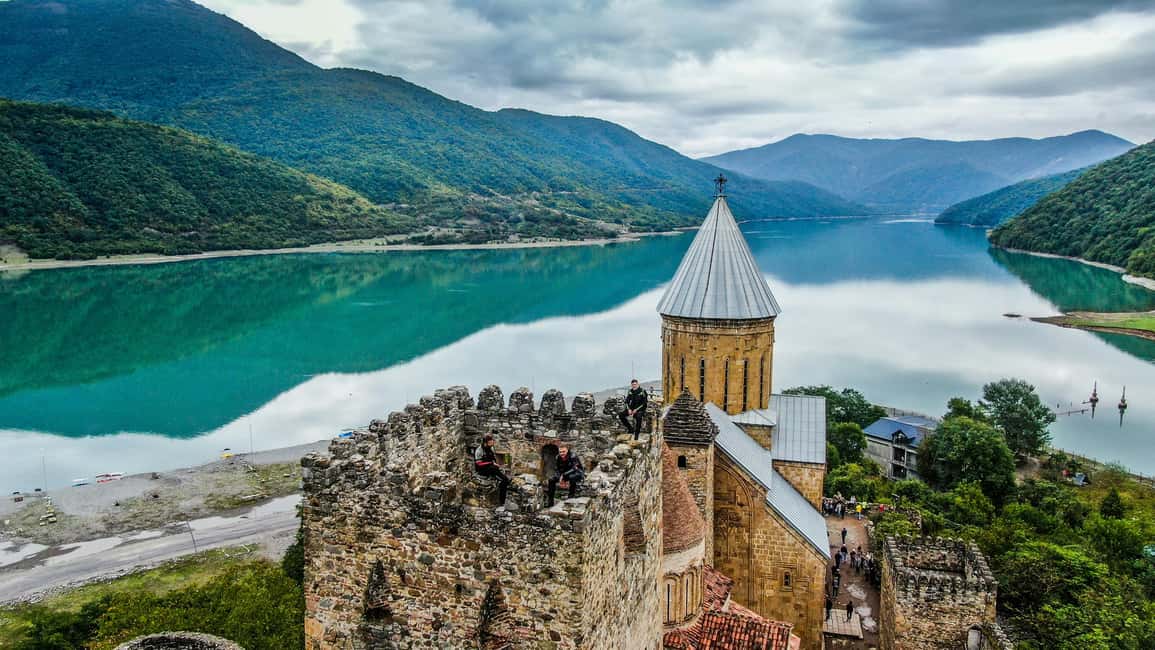 Tbilisi : Kazbegi, Ananuri, Gudauri and Gergeti, Day Tour. - Zhinvali Reservoir: a calm opening view