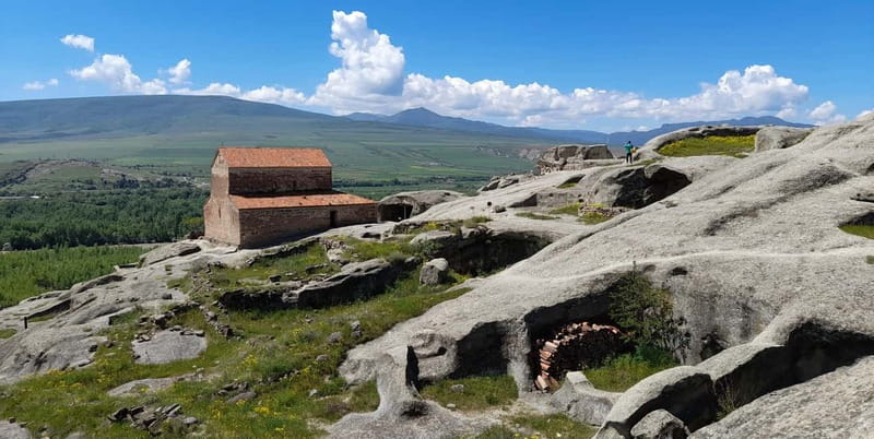 Tbilisi : Mtskheta, Jvari, Gori and Uplistsikhe , Day Tour. - Jvari Monastery and the meeting of two rivers