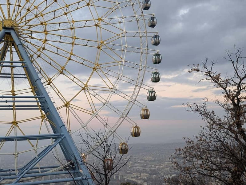Tbilisi:New cable car, Mtatsminda with Lagidze water Tasting - Tasting Lagidze lemonade in three flavors