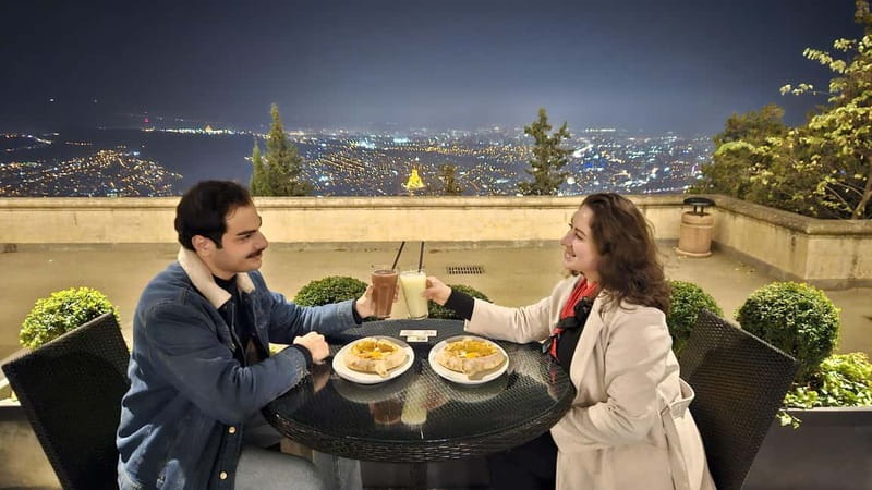 Tbilisi:New cable car, Mtatsminda with Lagidze water Tasting - Choosing between ponchiki and Adjarian Khachapuri