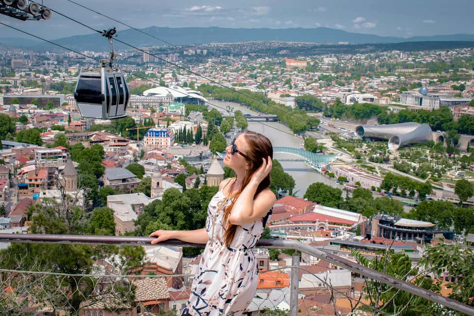 Tbilisi: Old and New City Guided Tour with 2 Cable Car Rides - Mother of Georgia and the high views