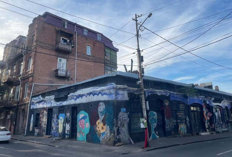Tbilisi: Street Art & Dezerter Bazaar Tour w/ Tastings - Wine, chacha, and the social side of Georgia