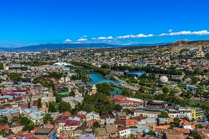 Tbilisi Walking Tour Including Cable Car and Traditional Bakery - Mother of Georgia and the city views