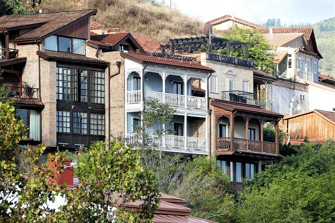 Tbilisi Walking Tour Including Cable Car and Wine Tasting - Looking down into the Botanical Garden