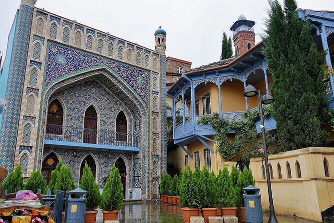 Tbilisi Walking Tour Including Cable Car and Wine Tasting - Entering the sulphur-bath district