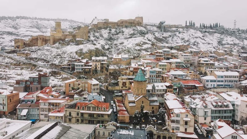 Tbilisi: Walking Tour of Main Highlights With Food & Wine - The Royal Baths and Tbilisi’s old-city character