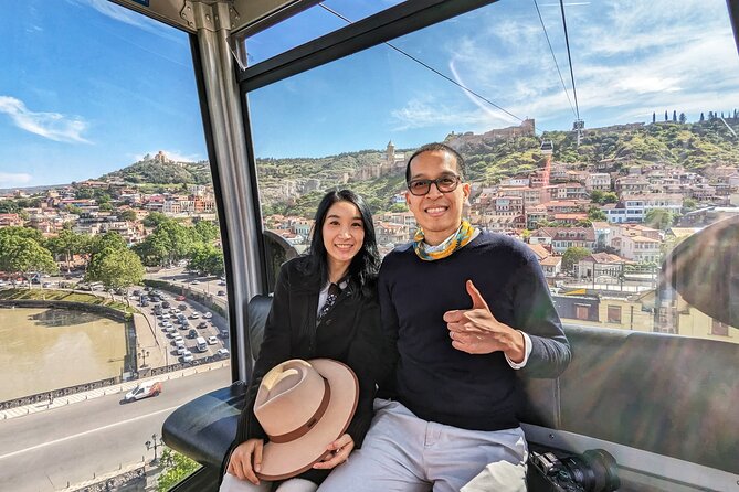 Top highlights of Tbilisi: Old City Sameba Chronicles of Georgia - Leghvtakhevi Waterfall in the old sulfur-bath district