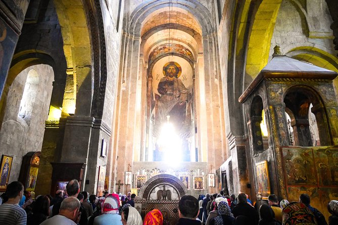 Uplistsikhe, Mtskheta and Jvari - historical private day tour from Tbilisi - Jvari Monastery and the view over Mtskheta
