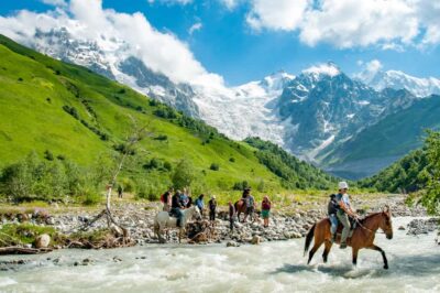 Ushguli: Horse Riding Tour to Shkhara Glacier