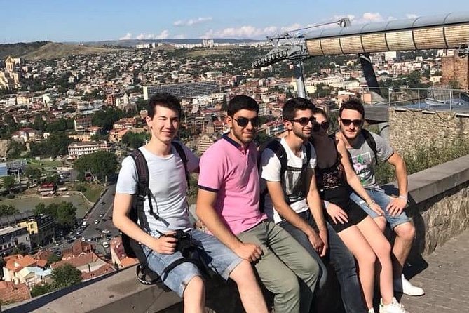 Very Friendly Tbilisi Walking Tour (wine tasting & cable car) - Taking the cable car to Kartlis Deda and Narikala