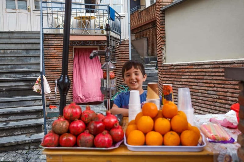 Walking Tour in Old Tbilisi - Group Tour - The mosque, waterfall, and sulfur baths